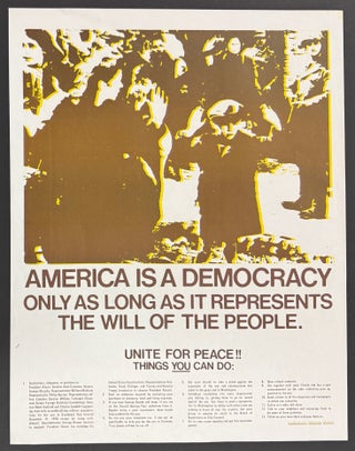 Cat.No: 237122 America is a Democracy Only as Long as it Represents the Will of the...