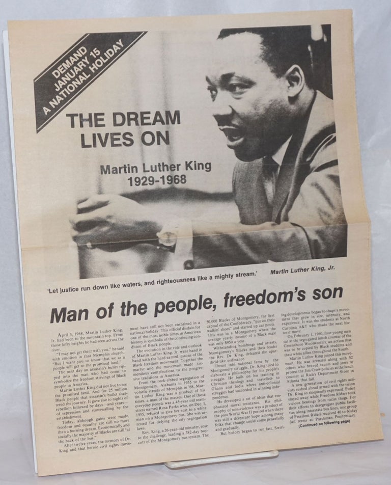 Cat.No: 237146 The dream lives on [Martin Luther King supplement to The