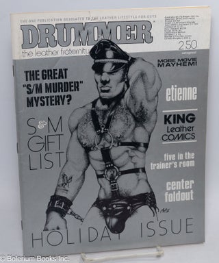 Cat.No: 237152 Drummer: The Leather Fraternity; #10, December 1976; Holiday issue. Jeanne...