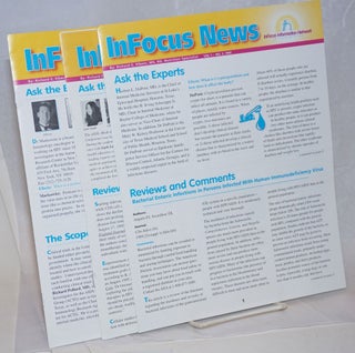 Cat.No: 237184 InFocus News: Three issues plus inserts. Richard E. Elbein, Nutrition...