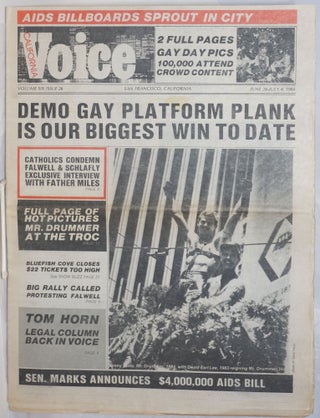 Cat.No: 237432 California Voice: the responsible gay press; vol. 6, #26, June 28-July 4,...
