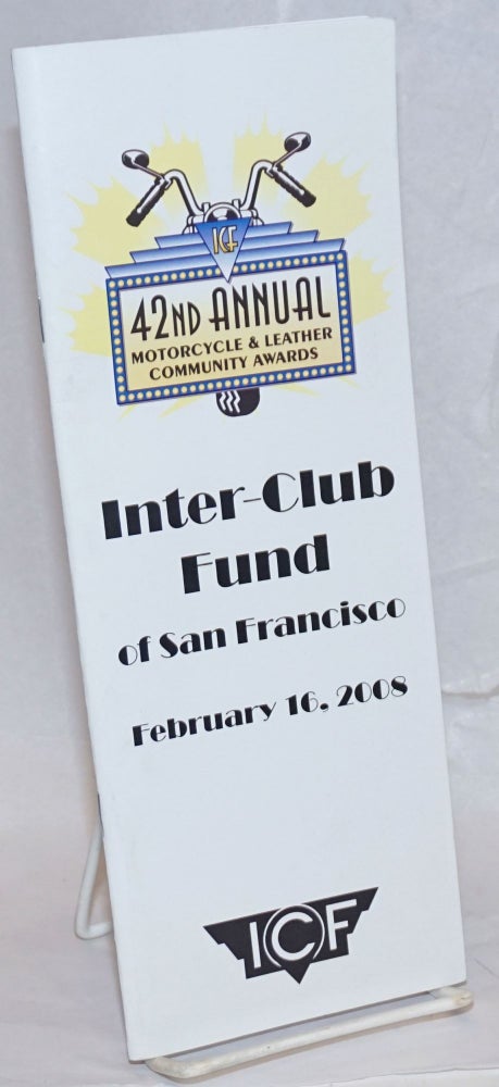 Cat.No: 237589 42nd Annual Motorcycle & Leather Community Awards: Inter-Club Fund of