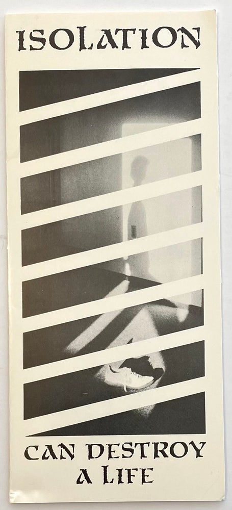 Cat.No: 237591 Isolation Can Destroy a Life [brochure