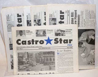 Cat.No: 237960 Castro Star: The Castro's neighborhood newspaper, vol. 1, #1, April, 2004...
