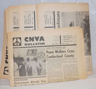 Cat.No: 238124 CNVA Bulletin [five issues from 1962]. Committee for Nonviolent Action