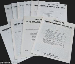 Cat.No: 238440 Internal Information Bulletin, no. 1, January 1974 to no. 9, December,...