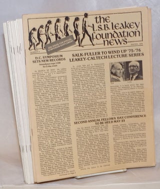 Cat.No: 238475 The L.S.B. Leakey Foundation News [continuing as Anthroquest; 20 issues