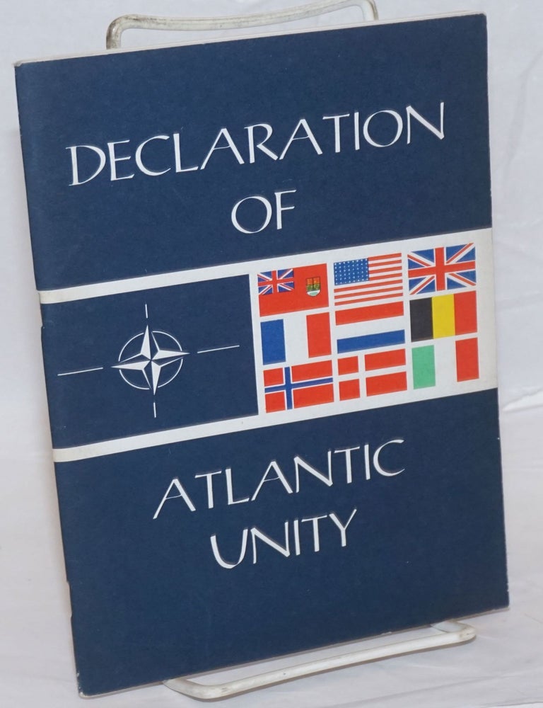 Cat.No: 238617 Declaration of Atlantic Unity. Walden Moore.