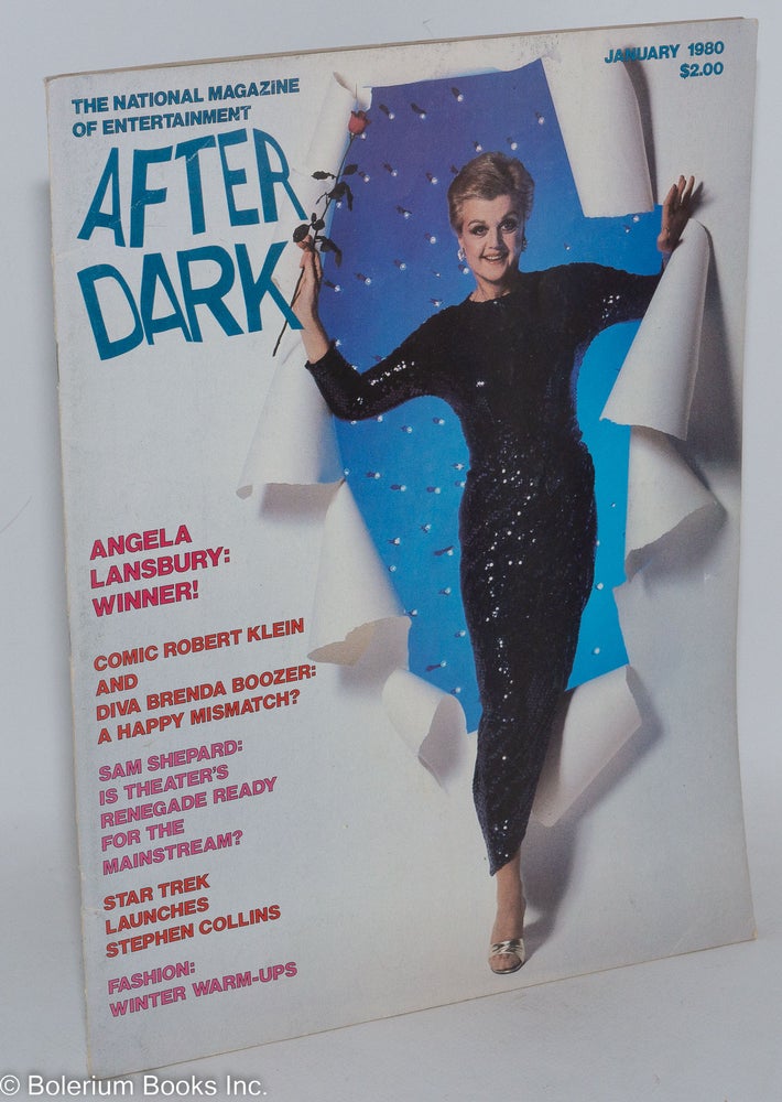 Cat.No: 238636 After Dark: the national magazine of entertainment; vol. 12, #9, January 1980: Angela Lansbury! William Como, Marilyn Stasio Sam Shepard, Patrick Pacheco, Angela Lansbury.