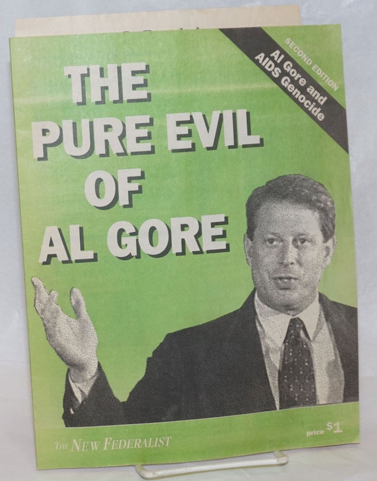 Cat.No: 238648 The Pure Evil of Al Gore. Lyndon LaRouche.