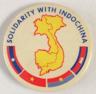 Cat.No: 238696 Solidarity with Indochina [pinback button
