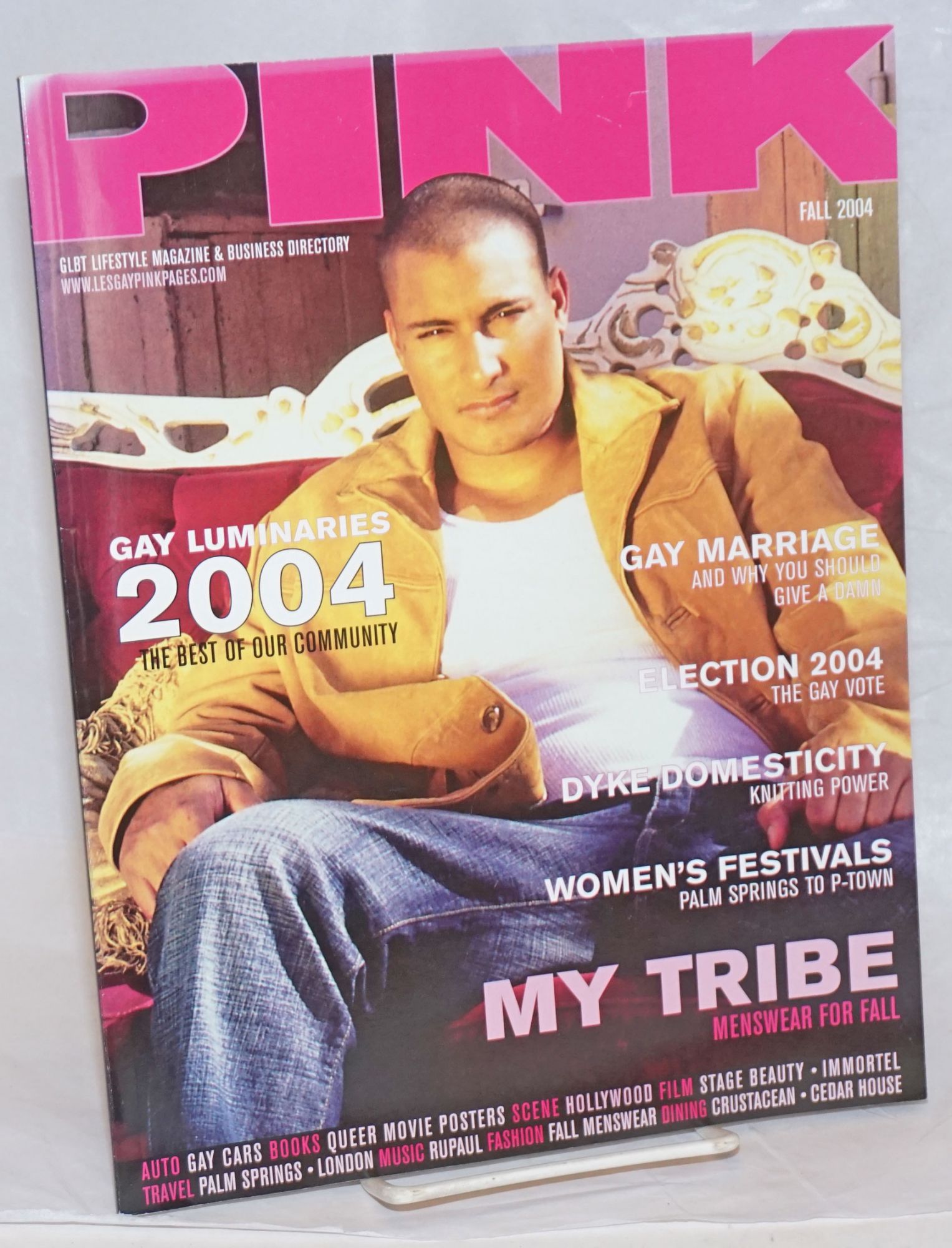 Pink: gay lifestyle magazine & business directory; #1, Fall 2004, Southern  California edition; Gay Luminaries | David Cohen, Ruth Clark publisher,  Majid Zafer, Kevin