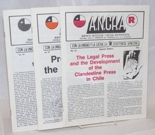 Cat.No: 238885 ANCHA [three issues: 47, 48, 49]. Agencia Noticiosa Chilena Antifascista