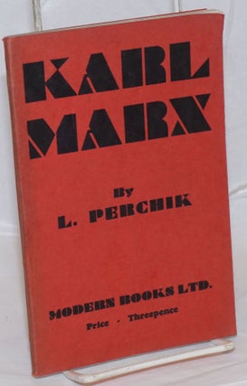 Cat.No: 238935 Karl Marx. Lev Perchik