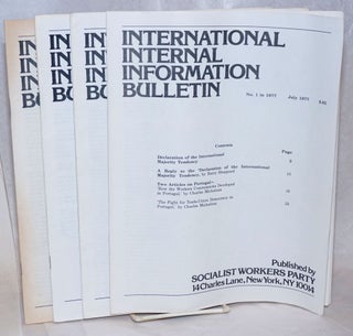 Cat.No: 238989 International internal information bulletin, no. 1 in 1977, July, to no....