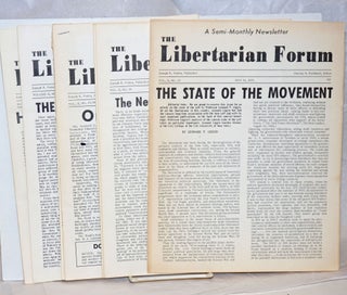 Cat.No: 239067 The Libertarian Forum [six issues]. Murray Rothbard