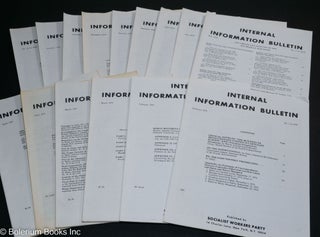 Cat.No: 239136 Internal Information Bulletin, February, 1976, no. 1 to no. 15, December,...