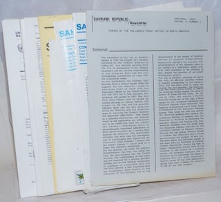 Cat.No: 239163 Sahrawi Republic Newsletter [three issues, together with related materials
