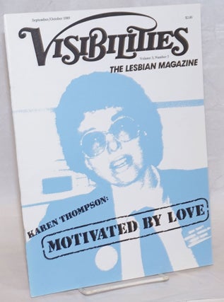 Cat.No: 239218 Visibilities: the lesbian magazine; vol. 3, #5, September/October 1989:...