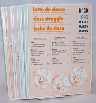 Lutte de classe/ Class struggle/ Lucha de clase [eighteen issues]