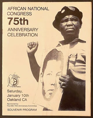 Cat.No: 239237 African National Congress: 75th anniversary celebration... Souvenir program