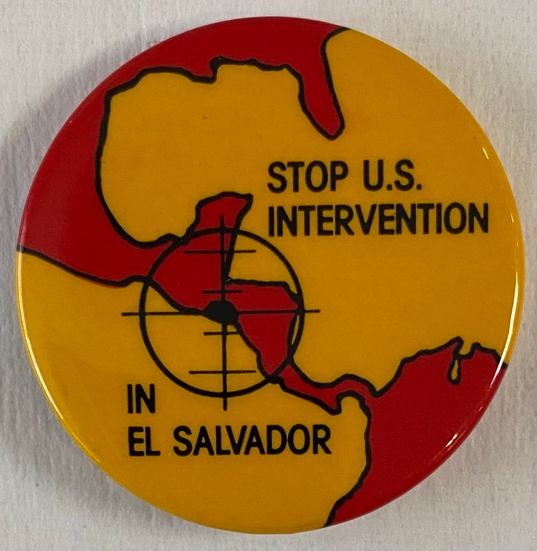 Cat.No: 239238 Stop US Intervention in El Salvador [pinback button]