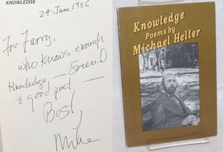 Cat.No: 239333 Knowledge poems [signed]. Michael Heller