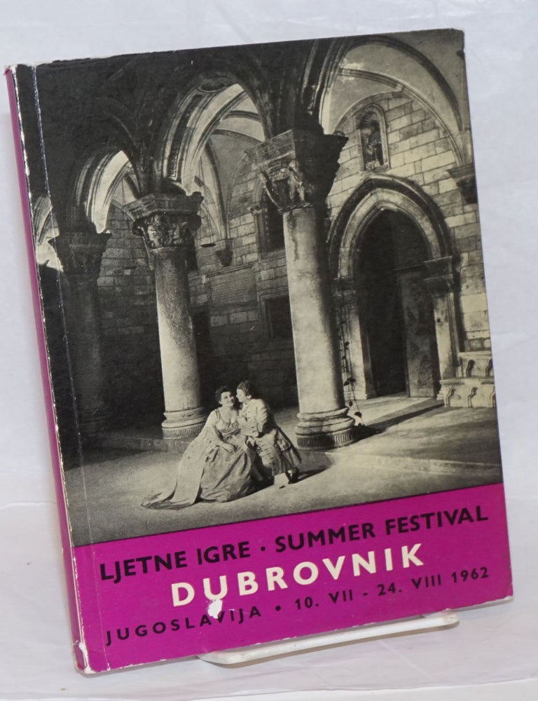 Cat.No: 239410 XIII Dubrovacke Ljetne Igre. 10. VII - 24. VIII. Pod visokim pokroviteljstvom predsjednika republike Josipa Broza Tita // Dubrovnik Summer Festival. Under the high patronage of the president of the republic Josip Broz Tito