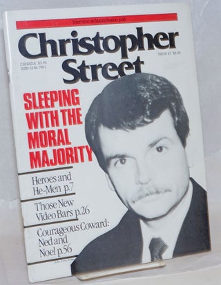 Cat.No: 239470 Christopher Street: vol. 6, #7, issue #67: Sleeping With the Moral...