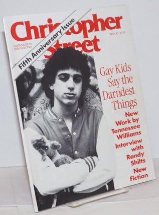 Cat.No: 239481 Christopher Street: vol. 6, #1, February, 1982, issue #61: Gay Kids Say...