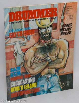 Cat.No: 239497 Drummer: America's Mag for the macho male; #15, 1977; Orlando Paris - Gay...