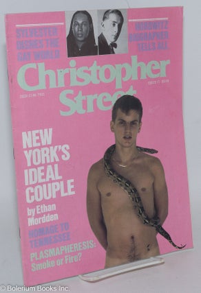 Cat.No: 239853 Christopher Street: vol. 6, #11, issue #71, December 1982; Sylvester...