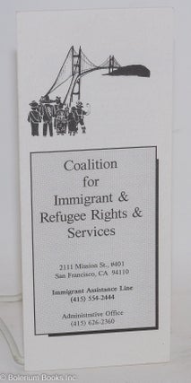 Cat.No: 240144 Coalition for Immigrant & Refugee Rights & Services [brochure