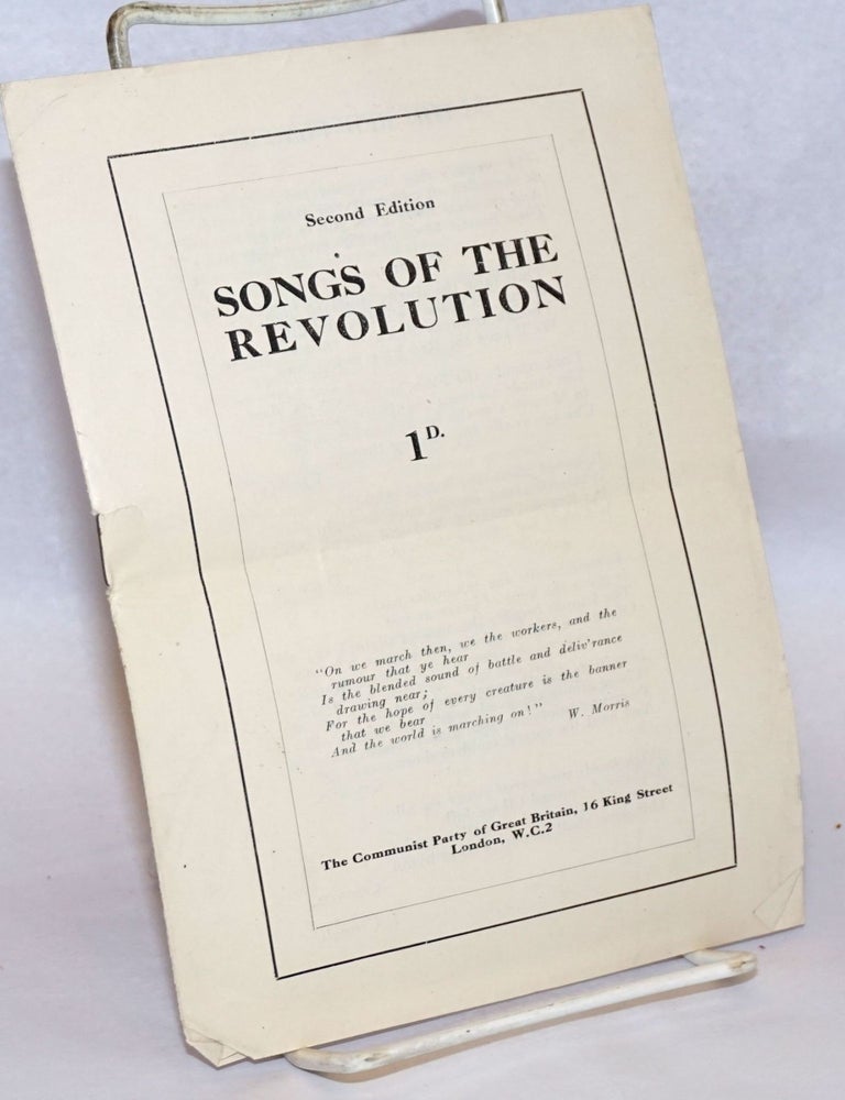 Cat.No: 240279 Songs of the revolution. Second edition