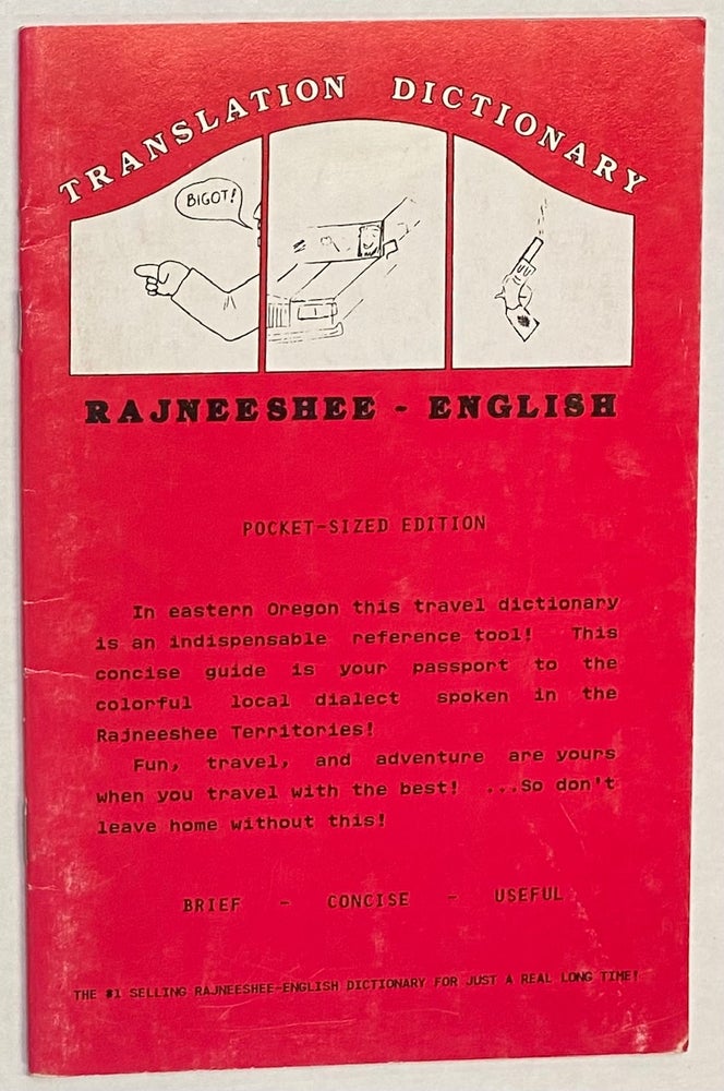 Cat.No: 240331 Translation dictionary: Rajneeshee-English. Greg Hostel.