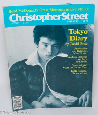 Cat.No: 240333 Christopher Street: vol. 8, #6, whole issue #90, July 1984; Tokyo Diary....