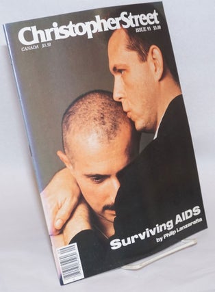Cat.No: 240335 Christopher Street: vol. 8, #9, whole issue #93, October 1984; Surviving...