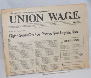 Cat.No: 240338 Union W.A.G.E. [2 issues