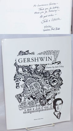 Cat.No: 240501 Gershwin; poems, book and cassette [signed]. Jack Foley, Adele