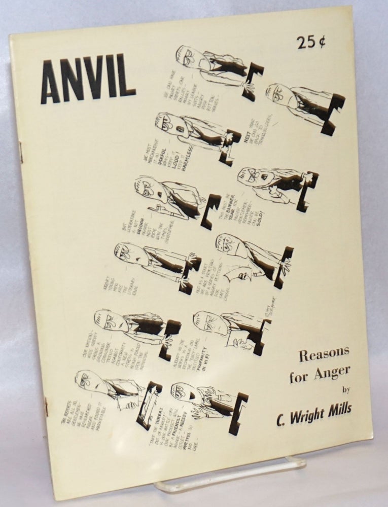 Cat.No: 240599 Anvil, a student socialist magazine and student partisan. Vol. 9, no. 1 (Whole Number 17), Winter 1958. George Rawick.