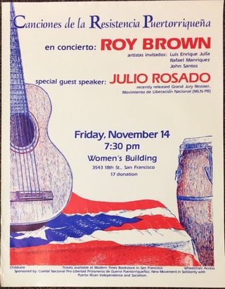 Cat.No: 240861 Canciones de la Resistencia Puertorriquena. En concerto: Roy Brown......
