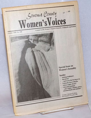 Cat.No: 240973 Sonoma County Women's Voices: No. 140, October 1994: Special Issue on...