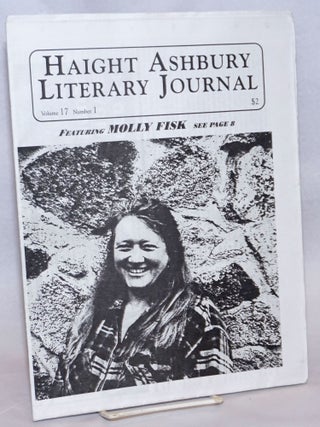Cat.No: 241223 Haight Ashbury literary journal: vol. 17, #1; Winter 1997-98 Molly Fisk,...