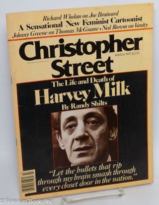 Cat.No: 241328 Christopher Street: vol. 3, #8, March 1979; The Life and Death of Harvey...