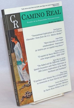 Cat.No: 241495 Camino Real; Estudios de las Hispanidades Norteamericanas. Ano 2010 - Vol....