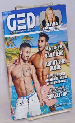 Cat.No: 241764 GED: Gay Entertainment Directory vol. 5, #3, August, 2017: Olivia Newton...