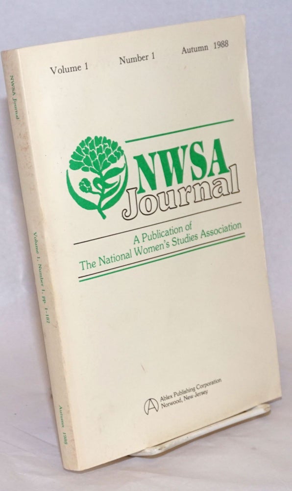 Cat.No: 241778 NWSA Journal, A Publication of the National Women's Studies Association. Volume 1 Number 1 Autumn 1988. MaryJo Wagner.