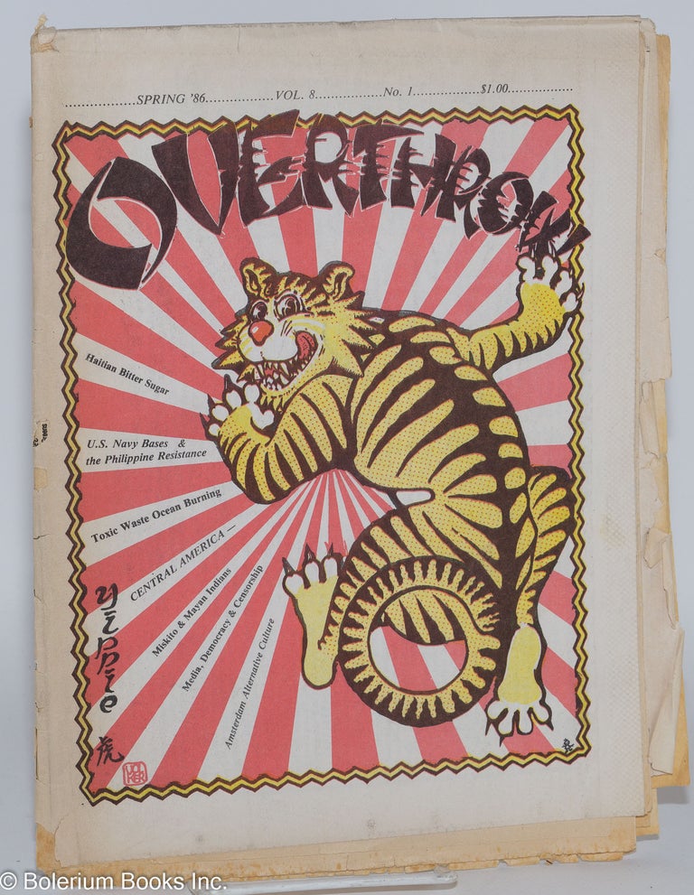 Cat.No: 242080 Overthrow: A Yippie Publication. Vol. 8, no. 1 (Spring 1986)