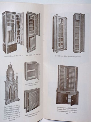 Arcas "Soler". Refractario a prueba de soplete planchas imperforables. Las unicas de un solo BLOQUE MACIZO CON BLINDAJE (patentado), incombustibles e imperforables al soplete. Fabrica Nacional de Arcas A. Soler Capdevila [cover title]