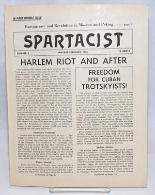 Cat.No: 242305 Spartacist. Number 3 (January-February 1965). Spartacist League